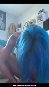 Shark Bae Dildo Play Cream Video Slim Body Babe Brown Eyes